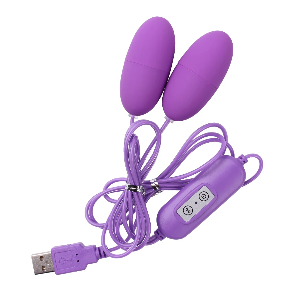 OLO USB Dual Vibrátor 12 Frekvencia Žena Bullet Vibračné Vajíčko Stimulátor Klitorisu Sexuálne Hračky pre Ženy, Dospelých Produkt 3