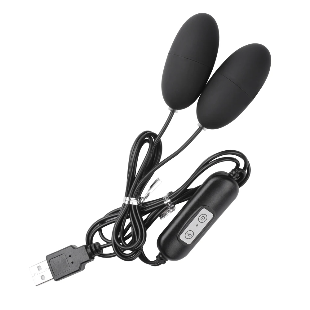 OLO USB Dual Vibrátor 12 Frekvencia Žena Bullet Vibračné Vajíčko Stimulátor Klitorisu Sexuálne Hračky pre Ženy, Dospelých Produkt 5