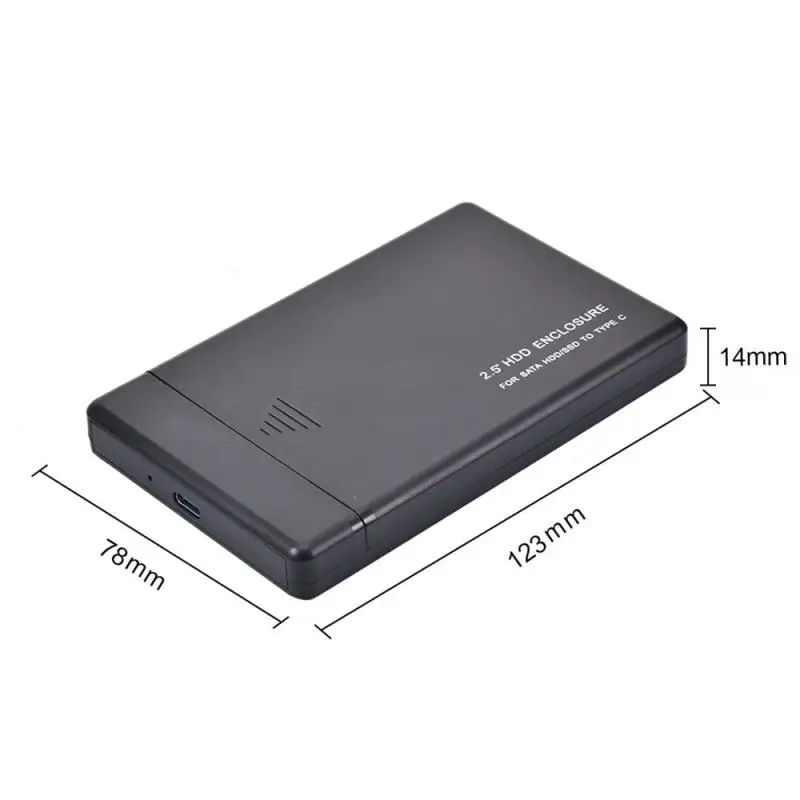 HDD Prípade 2.5 SATA Na USB 3.0 2.0 Adaptér Pevný Disk Kryt Pre SSD Disk HDD Box Typ C 3.1 Prípade HD Externý HDD Enclosure 5