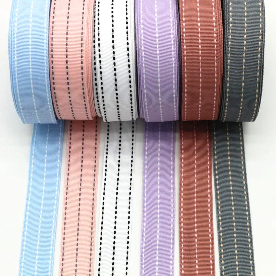 1 '25 mm Dvojité Farba Pásky HOBBY Ručné Materiál Tiaras Lúk, Prúžok, Zabalený Darček Remeslá 4