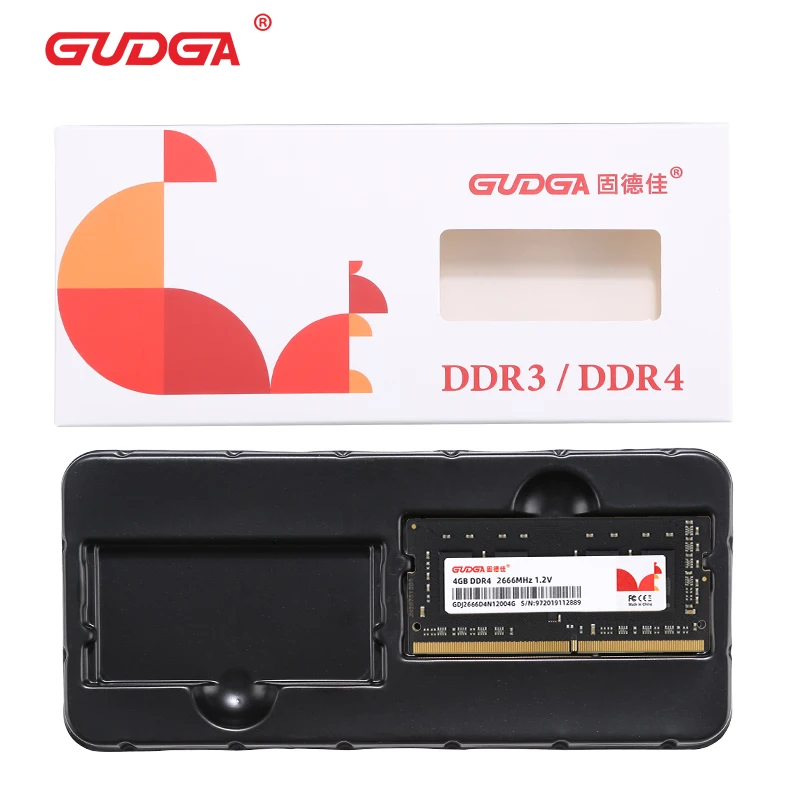 GUDGA Memoria DDR4 Ram 4 GB 8 GB 16 GB 32 G 3000MHZ 2666 MHZ Sodim 1.2 V, Podpora Dual Channel Pre Laptop Prenosný Počítač Príslušenstvo 5