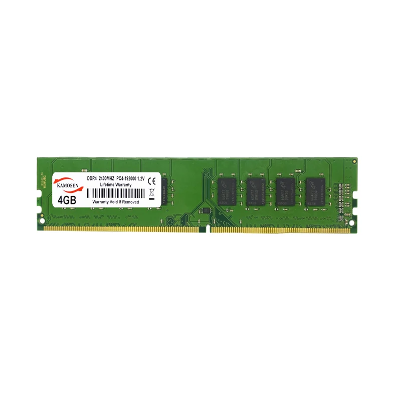 KAMOSEN DDR4 RAM 4GB 2400MHz 288 PIN PC4 19200 16 banky doske pracovnej ploche pamäť 1.2 V napätie 0