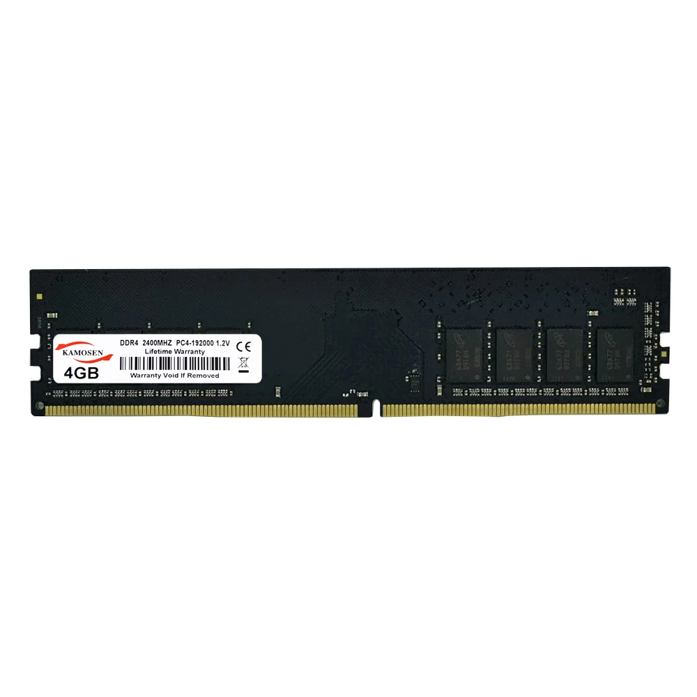 KAMOSEN DDR4 RAM 4GB 2400MHz 288 PIN PC4 19200 16 banky doske pracovnej ploche pamäť 1.2 V napätie 1