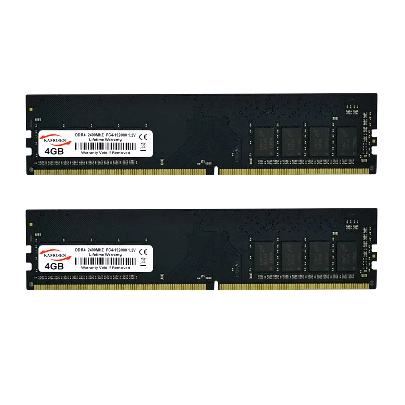 KAMOSEN DDR4 RAM 4GB 2400MHz 288 PIN PC4 19200 16 banky doske pracovnej ploche pamäť 1.2 V napätie 2