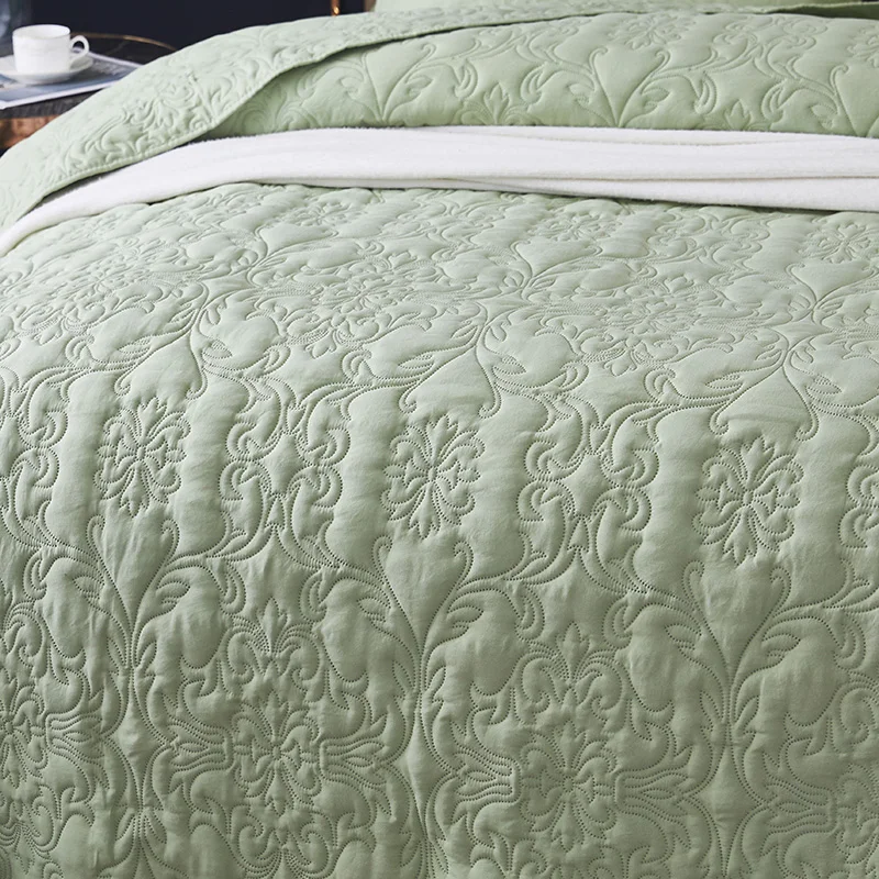 Nový Luxusný Farbou Prešívaný Bavlny, Prikrývka Pohodlné Deka Tatami Mat prehoz cez posteľ Posteľ list Posteľ Kryt obliečky na Vankúše #/ 1