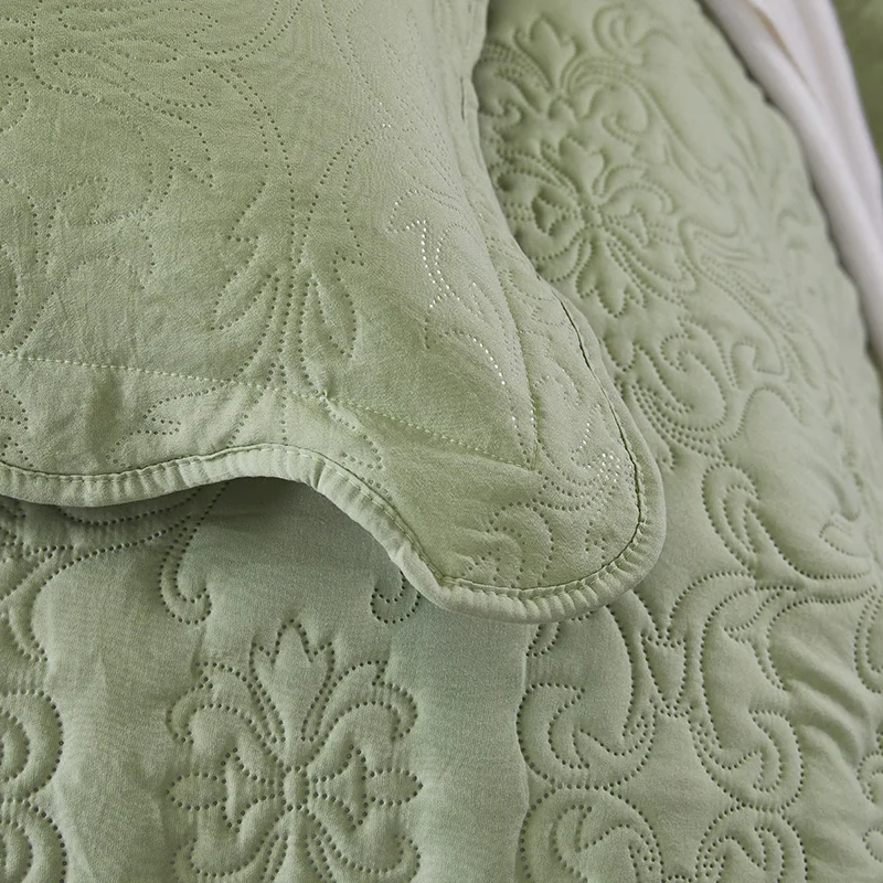 Nový Luxusný Farbou Prešívaný Bavlny, Prikrývka Pohodlné Deka Tatami Mat prehoz cez posteľ Posteľ list Posteľ Kryt obliečky na Vankúše #/ 5
