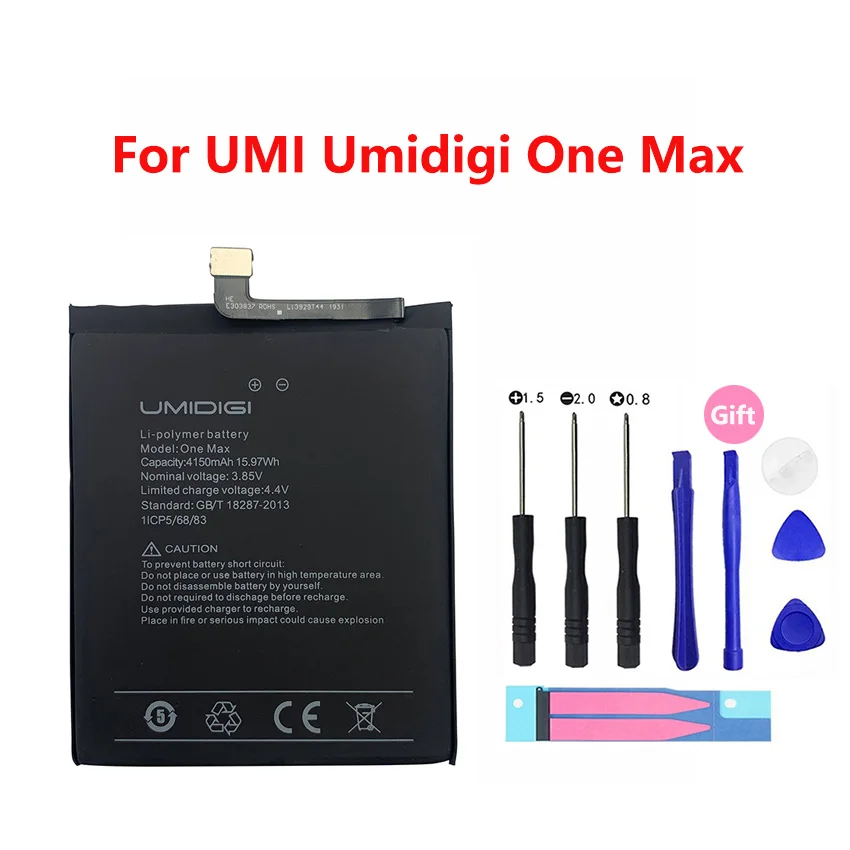 Pre UMI Umidigi Batérie A1 A3 A5 Jeden S2 F1 Hrať F2 S3 Super Dotyk Z Z2 Pro Max Lite Telefón Vysoko Kvalitné Náhradné kontakty batérie 3