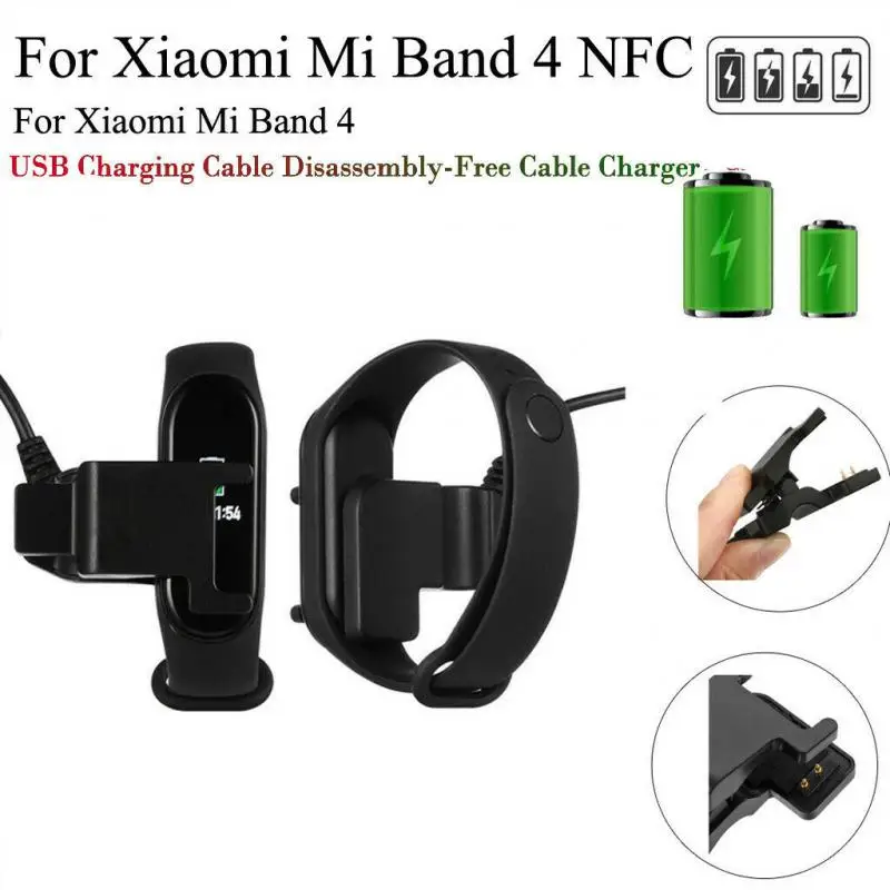 Pre Xiao Mi Band 3 4 Nabíjací Kábel Miband 4 Inteligentný Náramok Náramok Mi Band 4 Rýchle Nabíjanie Kábel Band4 USB Nabíjačku Adaptér 3