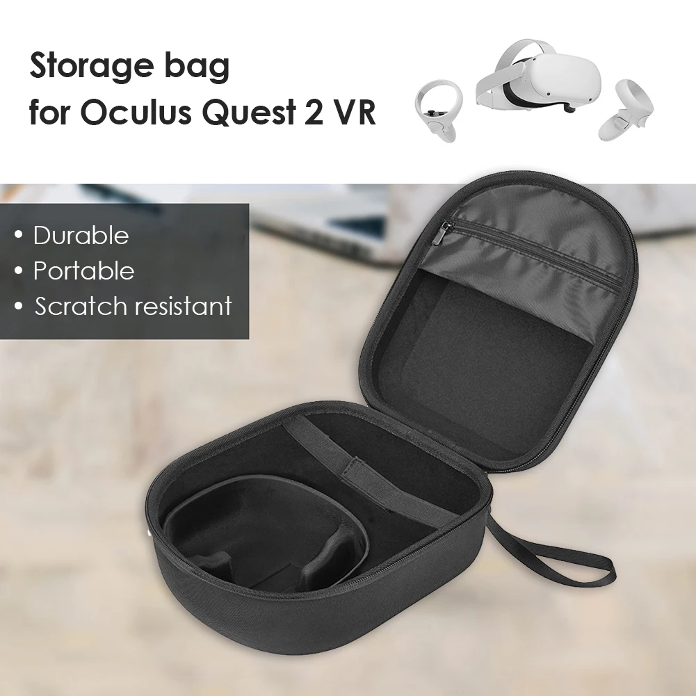 Prenosný Mini Skladovanie Vrecko pre Oculus Quest 2 Hard Shell EVA Cestovné púzdro Ochranné Pole pre Oculus Quest 2 Príslušenstvo 5