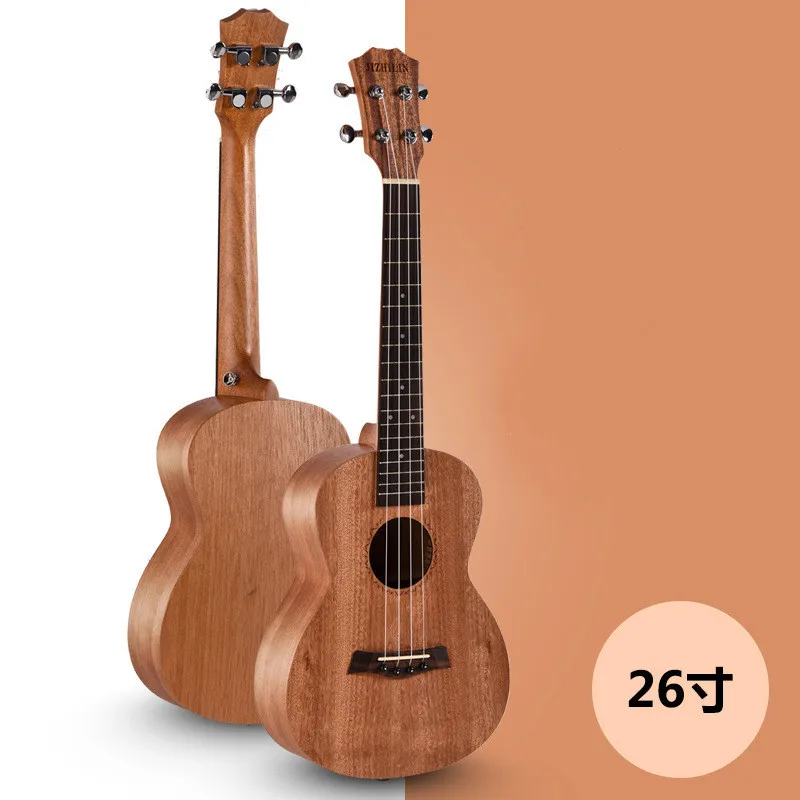 Nový 26 palcový malé gitara dreva folková gitara nástroj lipa gitara začiatočník dreva gitara mahagón 4 string gitara 3