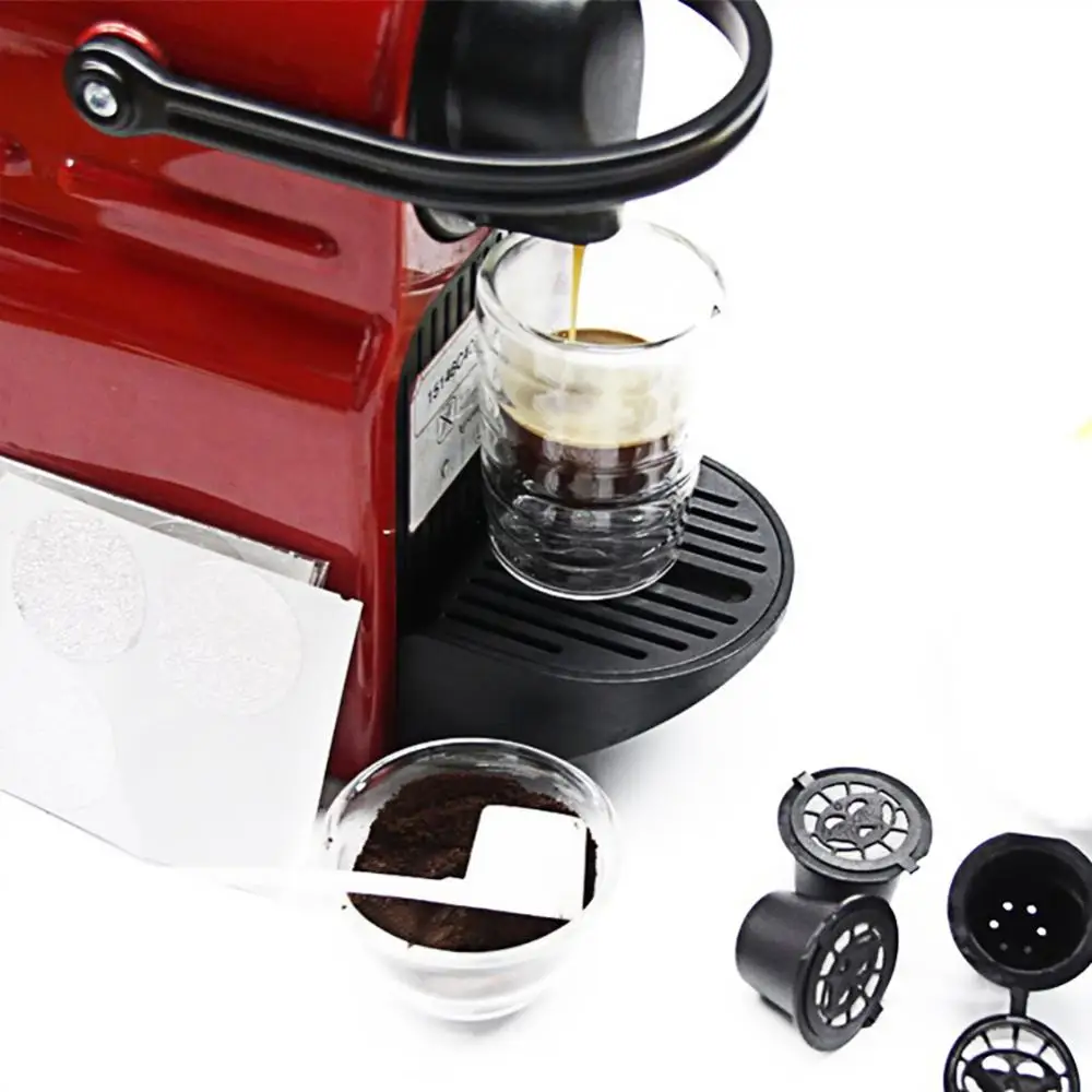 1PCS kávovar Opakovane Nehrdzavejúcej Ocele Naplniteľné Kávové Kapsule Filter pre Nespresso Stroje Coffeeware Pre Kuchyňa 0