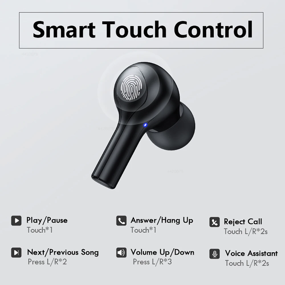 TWS Nové Bezdrôtové Slúchadlá Bluetooth 5.0 Slúchadlá TWS Mini In-ear Športové Bežecké Headset Podporu iOS/Android Telefóny HD Hovor 0