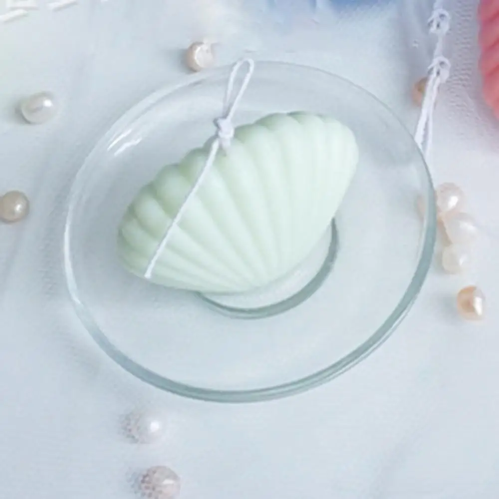 1Pcs DIY Malé Sea Shell Tvar Čokoláda Plastové Sviečka Formy Fondant Cake Decoration Pearl Shell Formy Nástroje 4