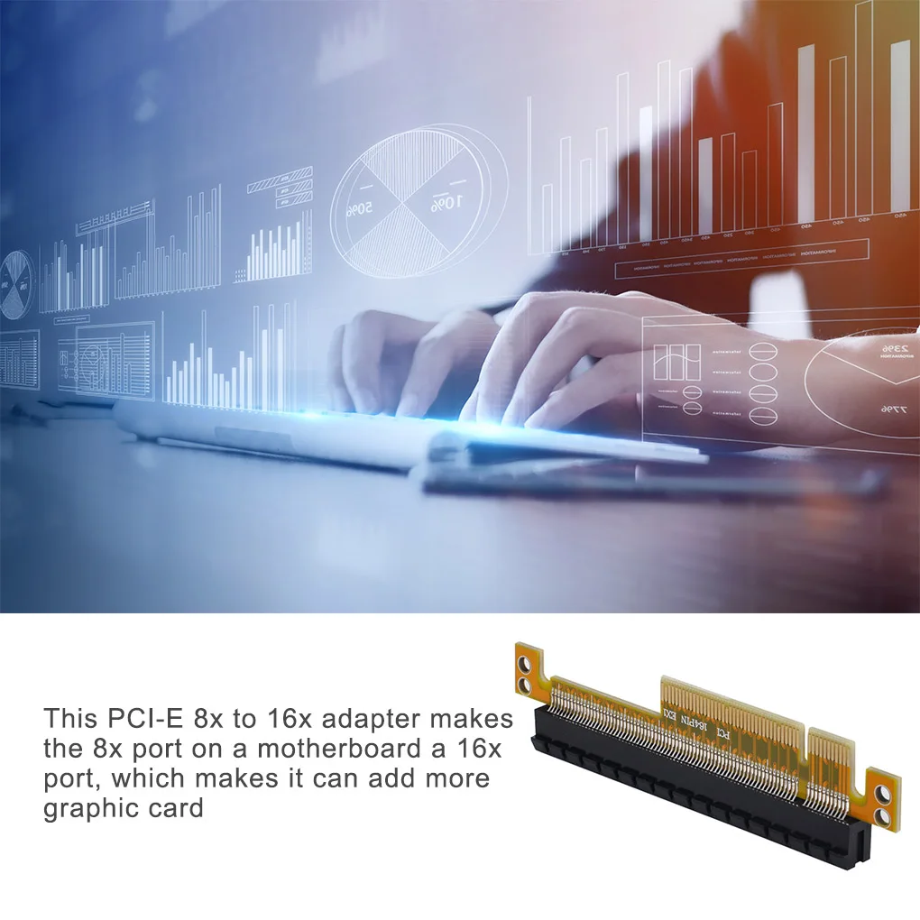 2021 Novej karte PCI Express Stúpačky Karty x8, aby x16 Ľavej Slot Adaptér Pre Servery 1U 2
