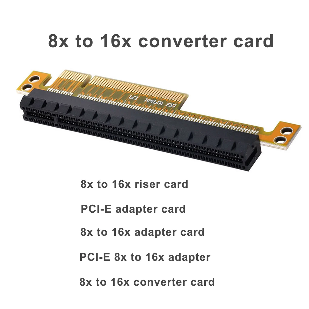 2021 Novej karte PCI Express Stúpačky Karty x8, aby x16 Ľavej Slot Adaptér Pre Servery 1U 4