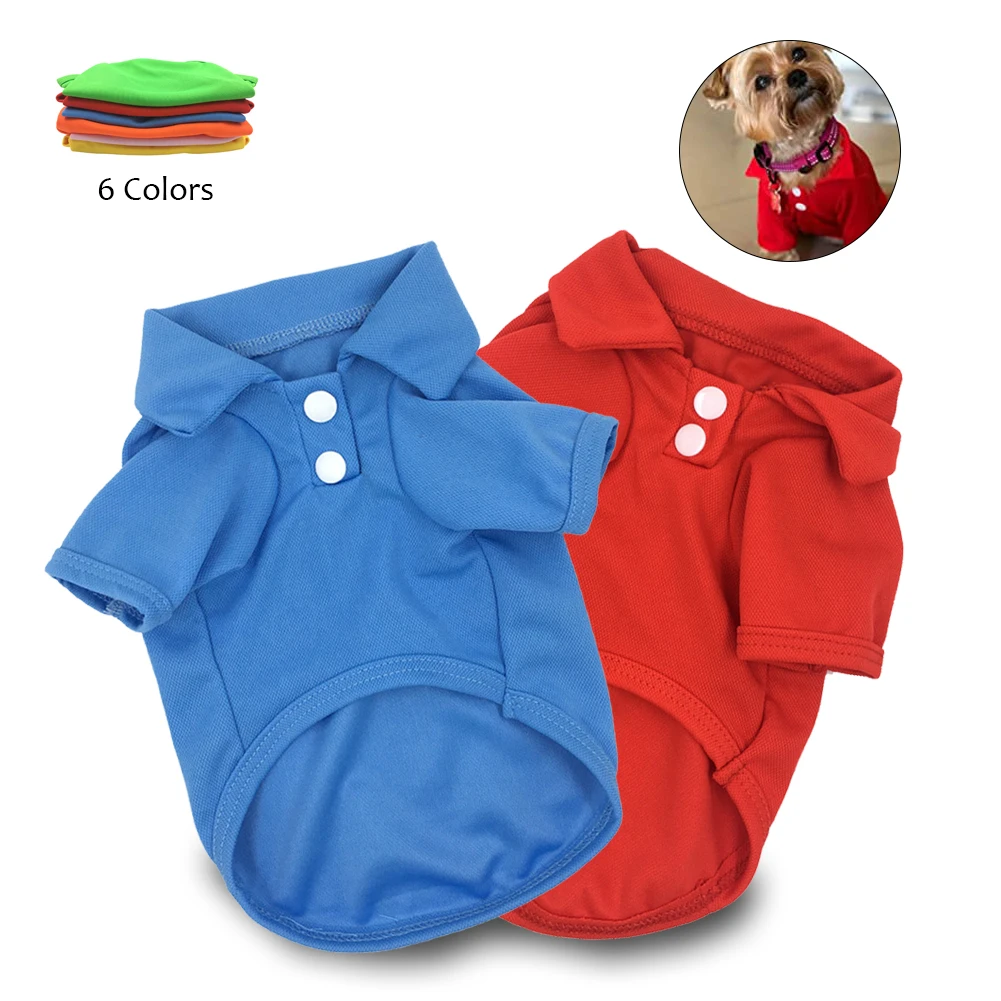 2021 Nové Jednoduché Psa Košele Pevné Spoločenské Šteňa T-Shirt Priedušné Oblečenie Bavlnené Oblečenie, Oblečenie Pre Malé Stredné Pes, Mačka 1
