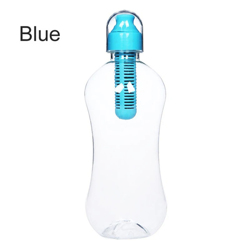 550ML Vody Bobble Hydratácie Filter Fľaša Vonkajšie Prenosné Filtrované Pitie Fľaše s vstavaným-In Uhlíkovým Filtrom, Uhlík 3