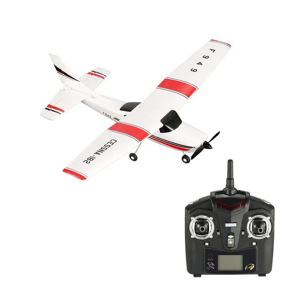 WLtoys F949 2.4 G 3Ch RC Lietadlo s Pevnými krídlami Lietadla Vonkajšie hračky Drone RTF Upgrade verzia Digitálne servo vrtule, s Gyroskopom 0