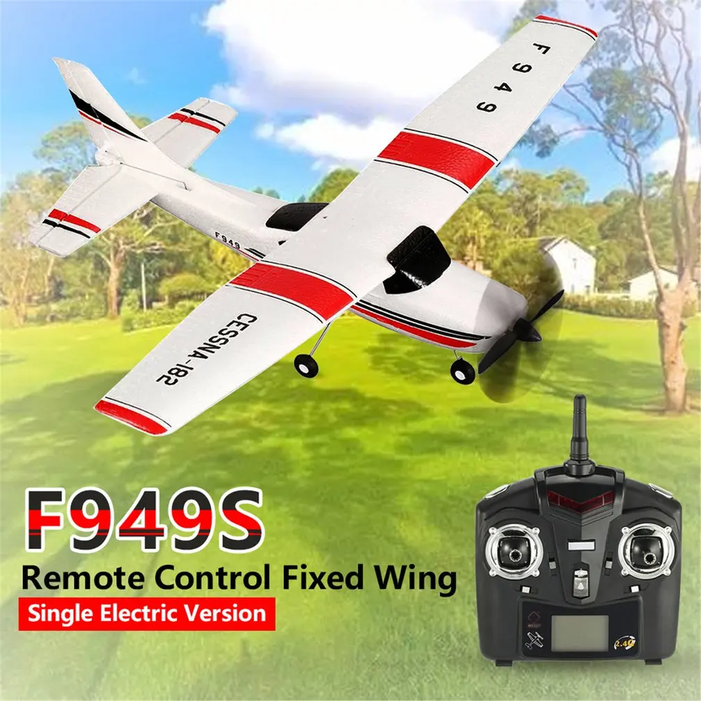 WLtoys F949 2.4 G 3Ch RC Lietadlo s Pevnými krídlami Lietadla Vonkajšie hračky Drone RTF Upgrade verzia Digitálne servo vrtule, s Gyroskopom 4