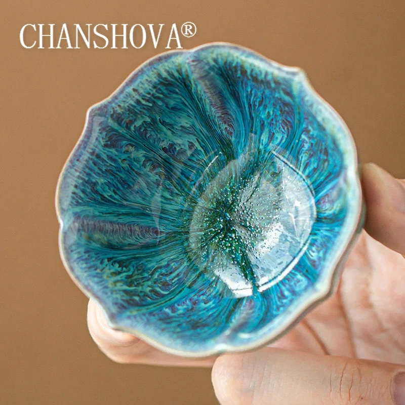 CHANSHOVA 60-90ml Čínsky retro Ručné Pece zmena Osobnosti Porcelánovú šálku čaju Malý kávový hrnček Čínsky Keramické poháre H511 4