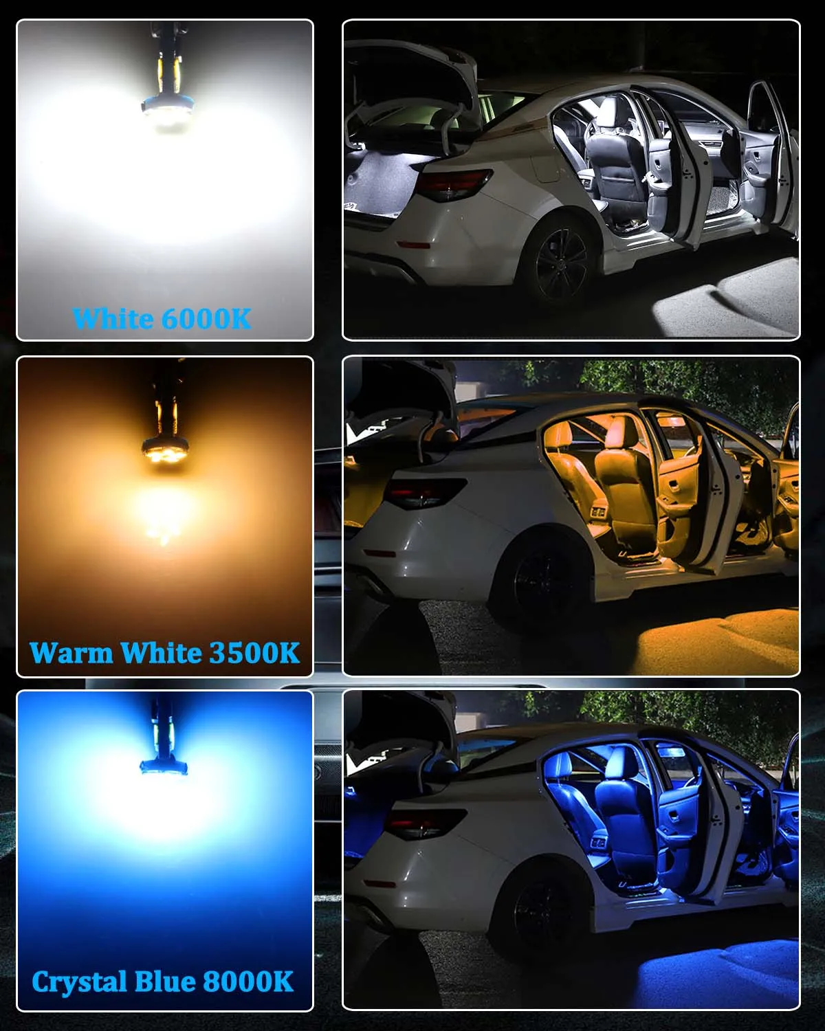 Seker Canbus Auto Interiérové LED Svetlo Na Honda CRV CR-V 1995-2021 Auto Príslušenstvo Pre Dóm batožinového priestoru Čítanie špz Žiarovka 1
