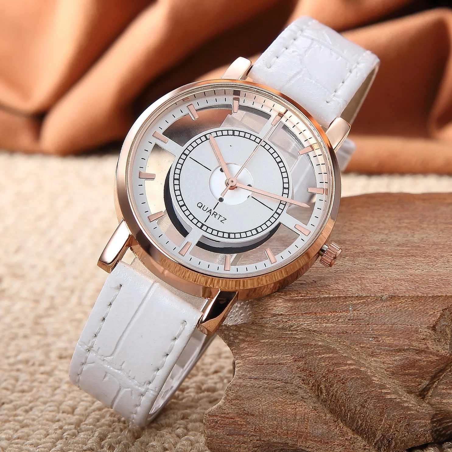 Módne ležérne pánske hodinky duté z remienok hodiniek pánske business prejavu tabuľka model zaväzuje Dámy' remienok hodiniek 3