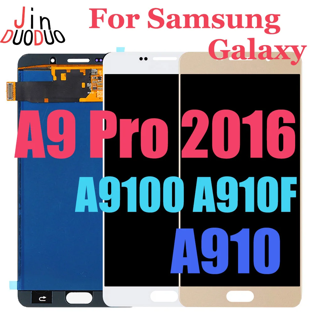 Bez Mŕtvych Pixed Displej Náhradná Pre Samsung Galaxy A9 Pro 2016/A910 Dotykový LCD Displej Digitalizátorom. Montáž 1