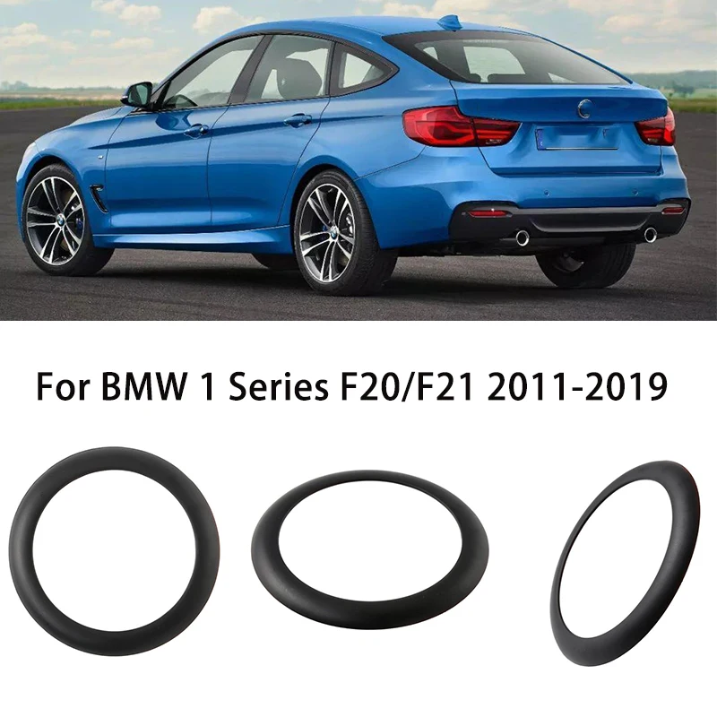 Pre BMW 1 Series F20/F21 2011-2019 ABS Matné Čierne Auto Zadné Odznak Krúžok Logo Rám Kryt 1