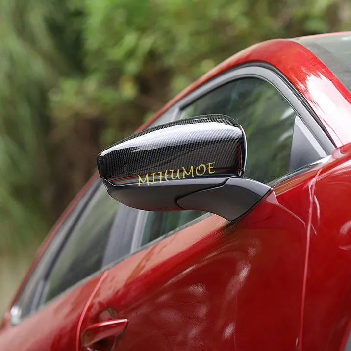 Pre Mazda CX30 CX-30 DM 2020-2021 Uhlíkových Vlákien Auto Vonkajšie Bočné Spätné Zrkadlo Pokrytie Spp Výbava 1
