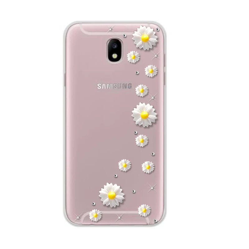 Telefón puzdro Pre Samsung Galaxy J7 J2 J6 J4 + Prime J5 J3 A7 A5 A3, A8, A6 Plus 2018 2017 2016 Transparentné silikónové krytie prípade 3