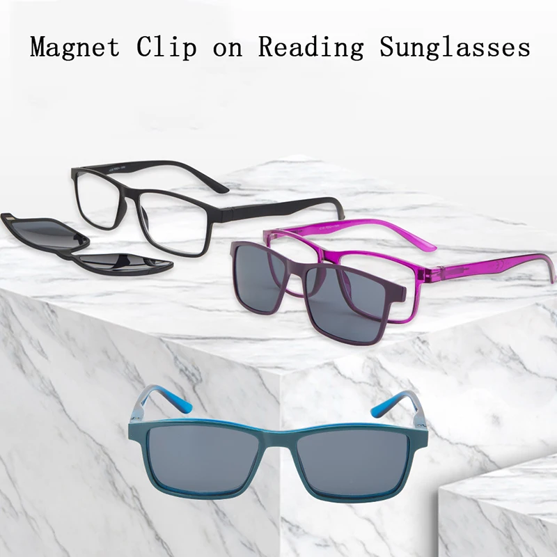 Móda Ženy Magnet Čítanie Okuliare Mužov Klip na Okuliare Objektív Presbyopic Okuliare Cestovné Jazdy Okuliare +1.5~+3.5 0