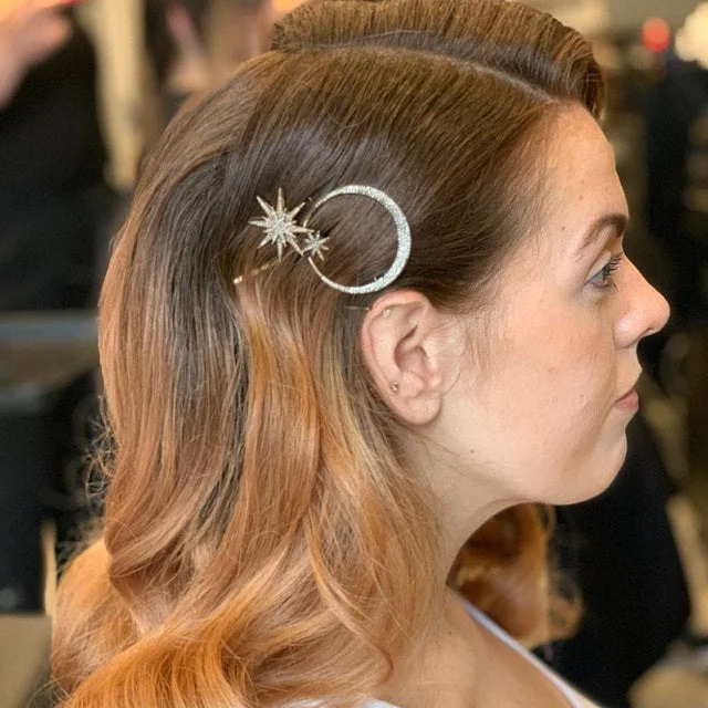 Americký Štýl Vlasy Príslušenstvo Retro Geometrické Diamond Vlasy Klip Nastaviť Dlhé vlasy Klip luky sponky do vlasov pre ženy 4