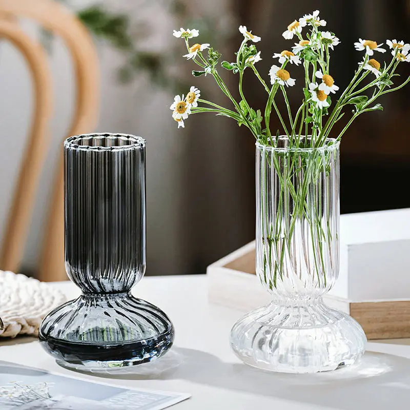Domov Váza Domova Sklenená Váza Sklo Nádoby Obývacia Izba Dekorácie, Kvetináče Hydroponické Kvet Usporiadanie Umelecké Ozdoby 5