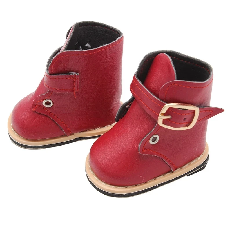Bábika topánky zimné kožené topánky, topánky vhodné pre 18-palcové Americký & 43 cm baby doll príslušenstvo hračky pre dievčatá našej generati 5
