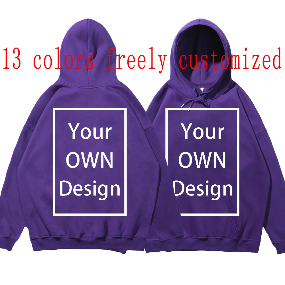 VLASTNÝ Dizajn Značky, Loga/Obrázok Vlastné Muži Ženy DIY Hoodies Mikina Bežné Hoody Oblečenie 13 Farba Voľné Módy Nové 2021 3