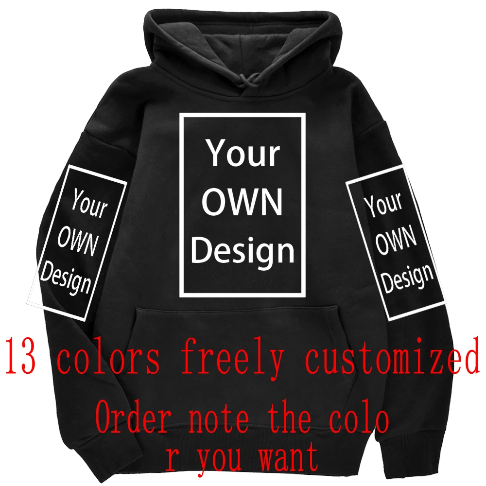 VLASTNÝ Dizajn Značky, Loga/Obrázok Vlastné Muži Ženy DIY Hoodies Mikina Bežné Hoody Oblečenie 13 Farba Voľné Módy Nové 2021 4