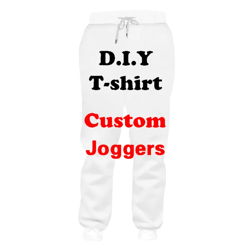 CJLM 3D Tlač Diy Vlastný Dizajn Pánske Dámske Oblečenie Bežné tepláky Drop Shipping Veľkoobchodníci Dodávateľov Pre Drop Užívateľ 0