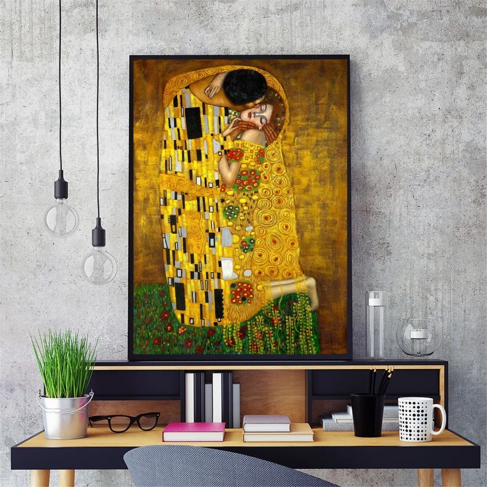 Gustav Klimt Abstraktné Maliarske Plátno Plagáty A Tlačí Na Obývacia Izba Č Zarámované Wall Art Obraz Domova Na Predaj 1