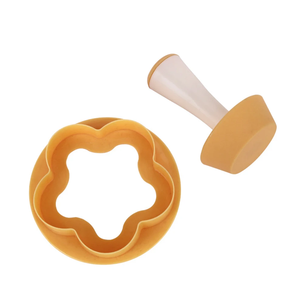 1Set Plastové Pečivo Tamper Koláč Shell Formy Koláč Fréza Kvet/Kolo Cesto Cookie Cutter Nastaviť Cupcake Formy pre Muffin/Cupcake 5