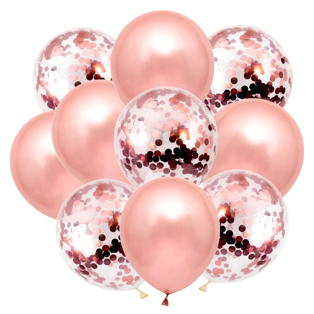 10Pcs 12inch Pearl Balóny, Konfety, Svadobné, Vianočné Dekorácie Balón Narodeninovej Party Deti Baby Sprcha Hélium Balónikov 2