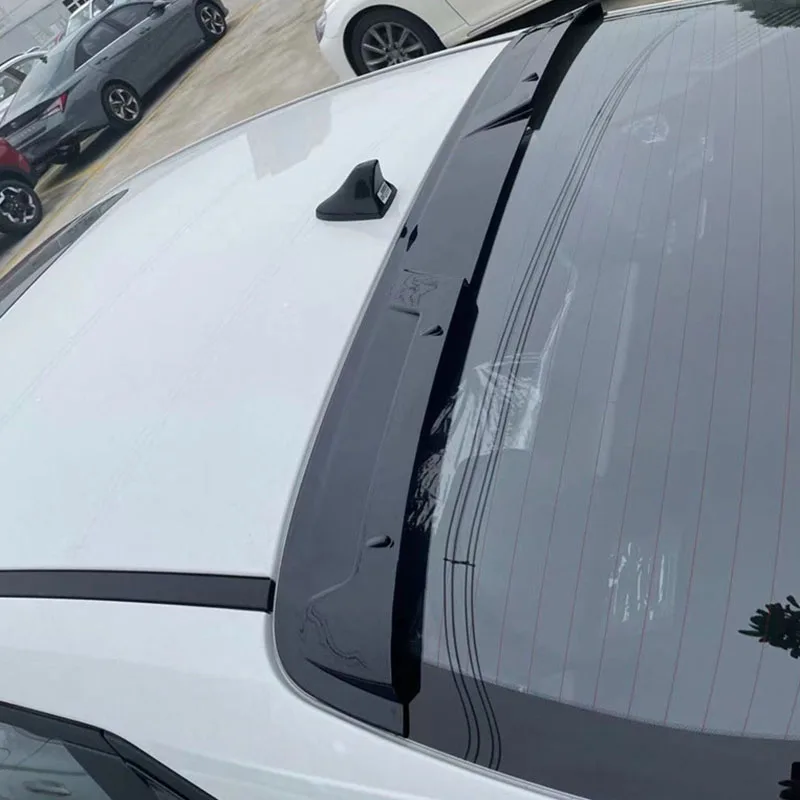 CEYUSOT Pre Strešný Spojler Príslušenstvo NOVÝ Hyundai Elantra Auto Zadné Okno Pery KRÍDLA a Chvost Prerobit Nevyfarbené Čierne Telo Kit 2020 2021 1