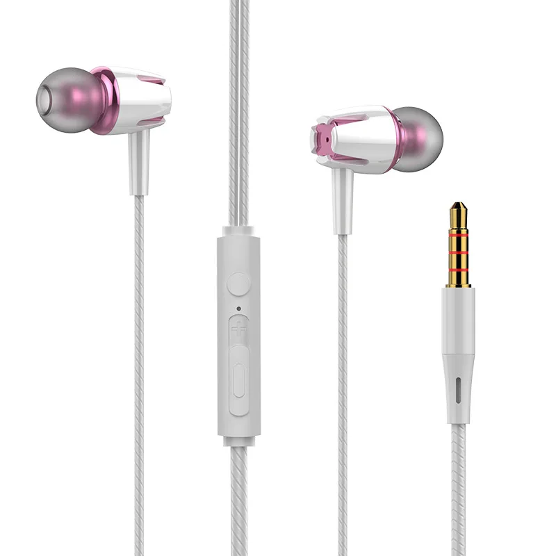 3,5 mm In-Ear Slúchadlá Slúchadlá S Mikrofónom Nastaviteľné Objem Upgrade Verzia Subwoofer Herné Headset Slúchadlá Drôtové Slúchadlá 5