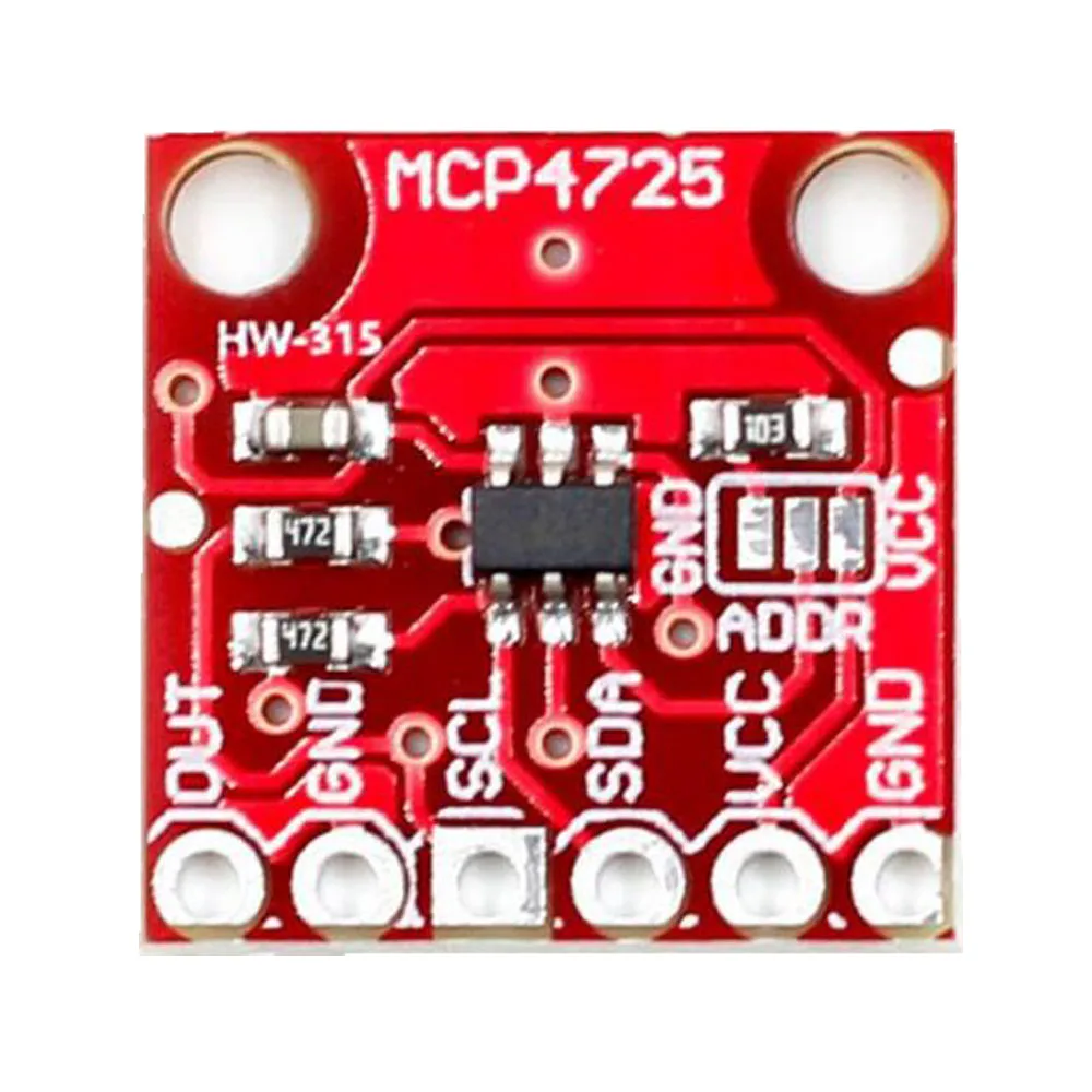 1 KS MCP4725 Modul I2C DAC Breakout Vývoj Doska 1