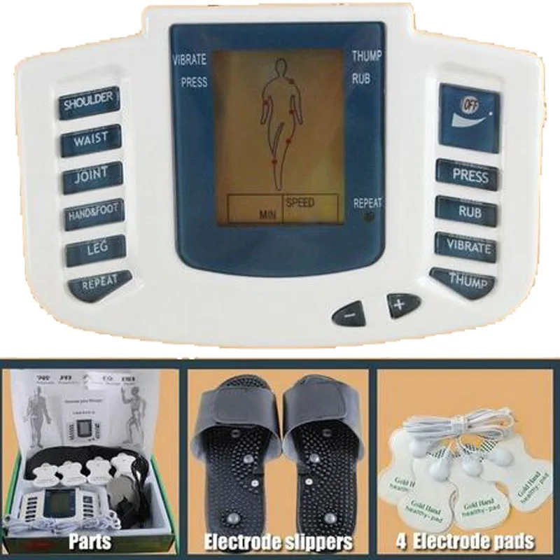 JR309 Masáž Zdravotnej Starostlivosti Stroj Elektrické Stimulátor celého Tela a Relaxáciu Svalovej Terapie Masér Pulz Desiatky Akupunktúra 0
