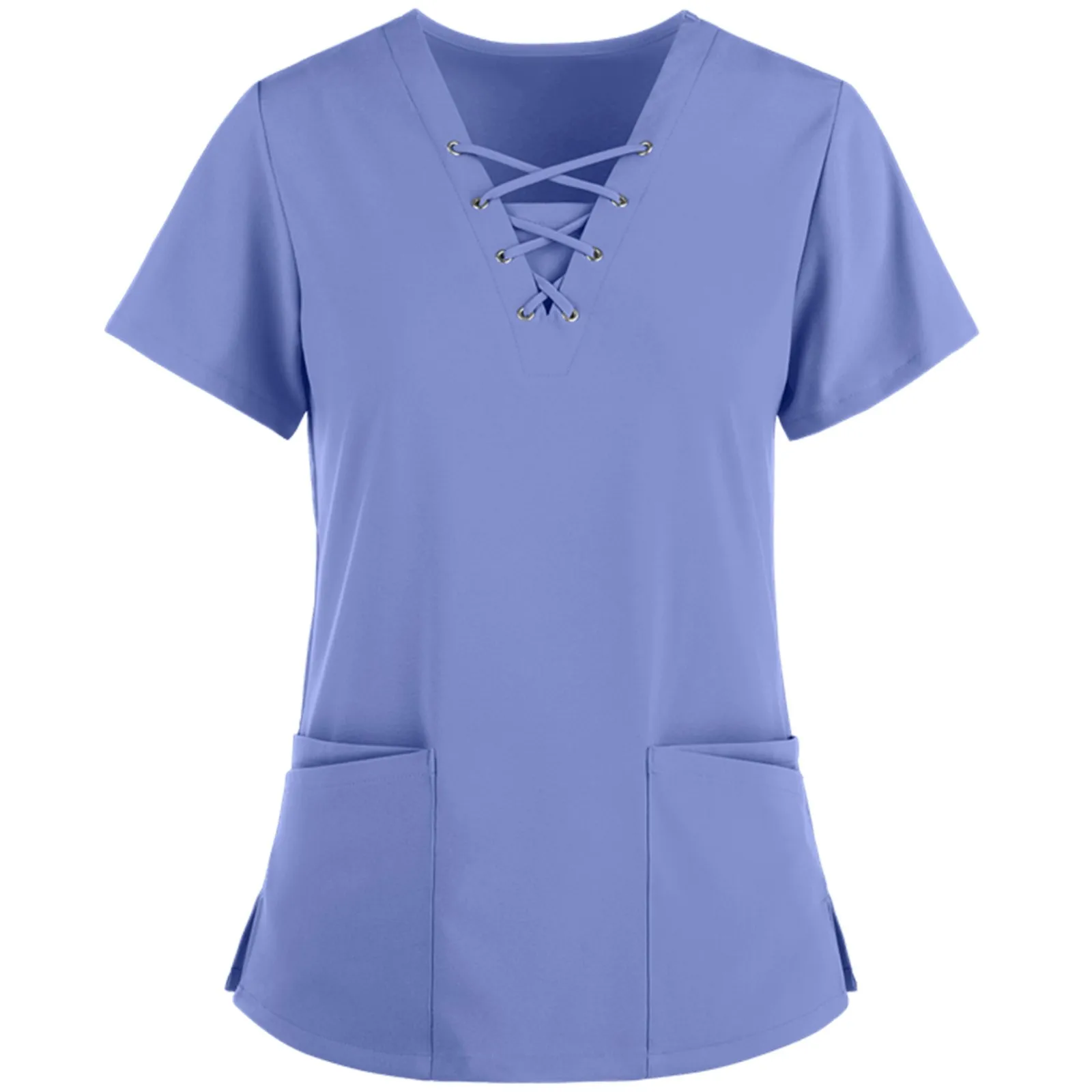 Sestra Jednotné Ženy Tvaru Krátky Rukáv T-Shirt Ošetrovateľská Práca Jednotné Topy Zdravotnej Starostlivosti Pracovník Oblečenie Klinike Oblečenie A20 4