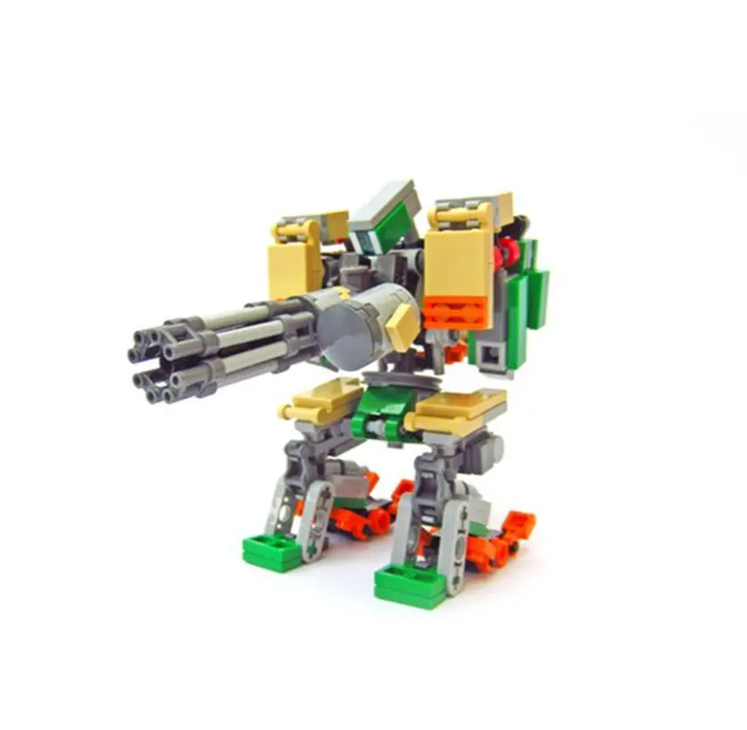 Morfing Robot Tvorba Bašta Vanguard Stavebné Bloky Auta Gatling Ničiteľ Stroj Zbraní Myšlienka Hry Hračky pre Deti Darček 1