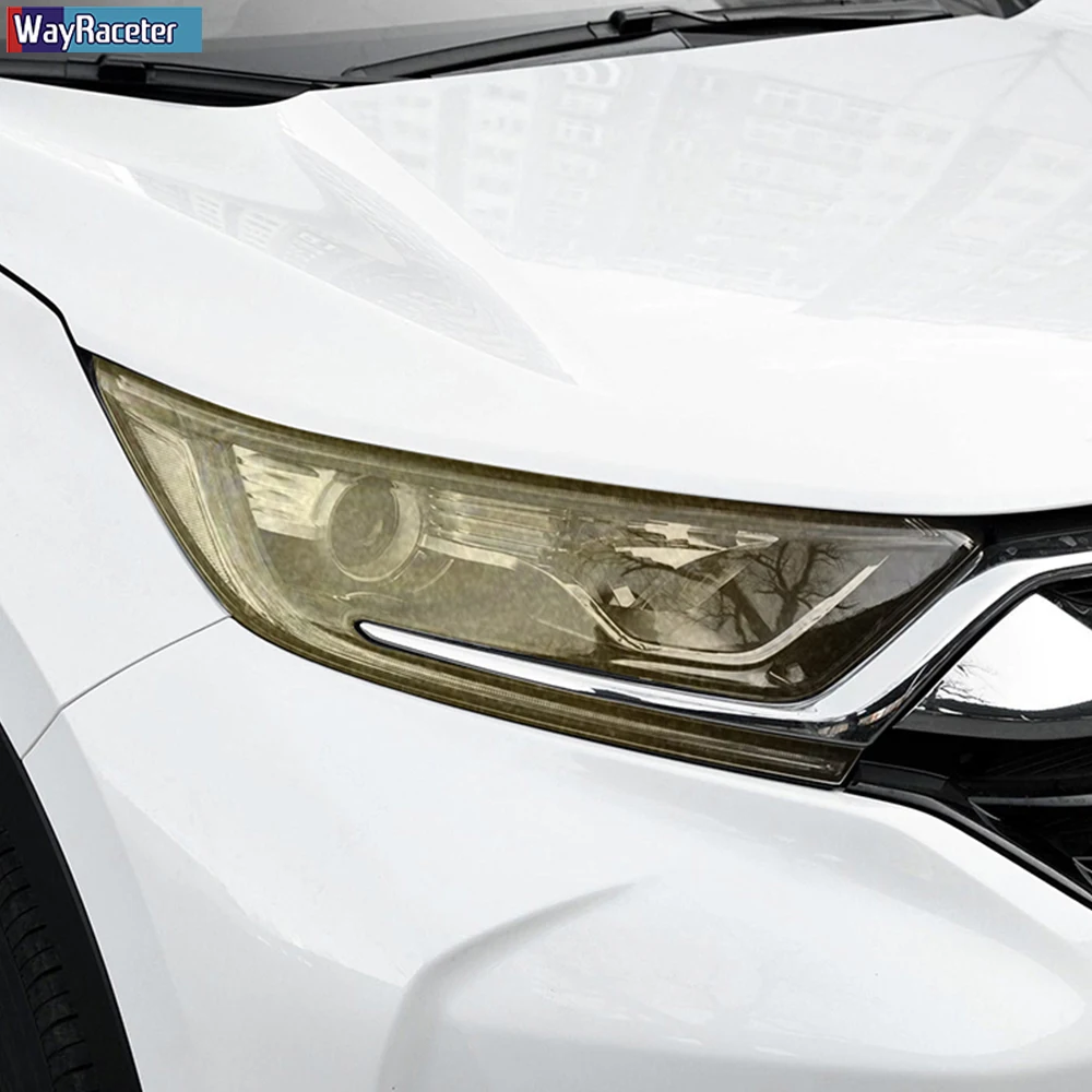 2 Ks Auto Svetlometu Ochranný Film Svetlomet Transparentné Čierna TPU Nálepka Pre Honda CR-V CRV 2017 2018 2019 2020 Príslušenstvo 2