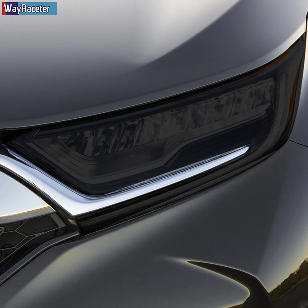 2 Ks Auto Svetlometu Ochranný Film Svetlomet Transparentné Čierna TPU Nálepka Pre Honda CR-V CRV 2017 2018 2019 2020 Príslušenstvo 5