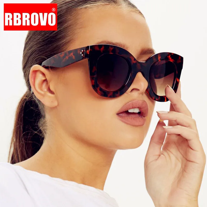 RBROVO 2021 Cat Eye slnečné Okuliare Ženy Návrhár Luxusných Muža/Ženy Okuliare Retro Okuliare Ženy Cateye Gafas De Sol Mujer 5