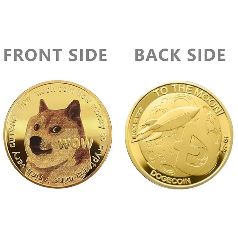 Nový Obchod So Zlatom Bitcoin Psa Mince Zberateľské Skvelý Darček Bit Mince Umelecké Zbierky Fyzickom Zlate Pamätné Mince 0